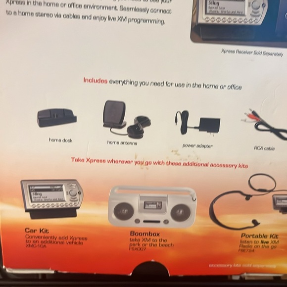 Audiovox XM Xpress Satellite Radio Home Kit - Brand New - Picture 11 of 11